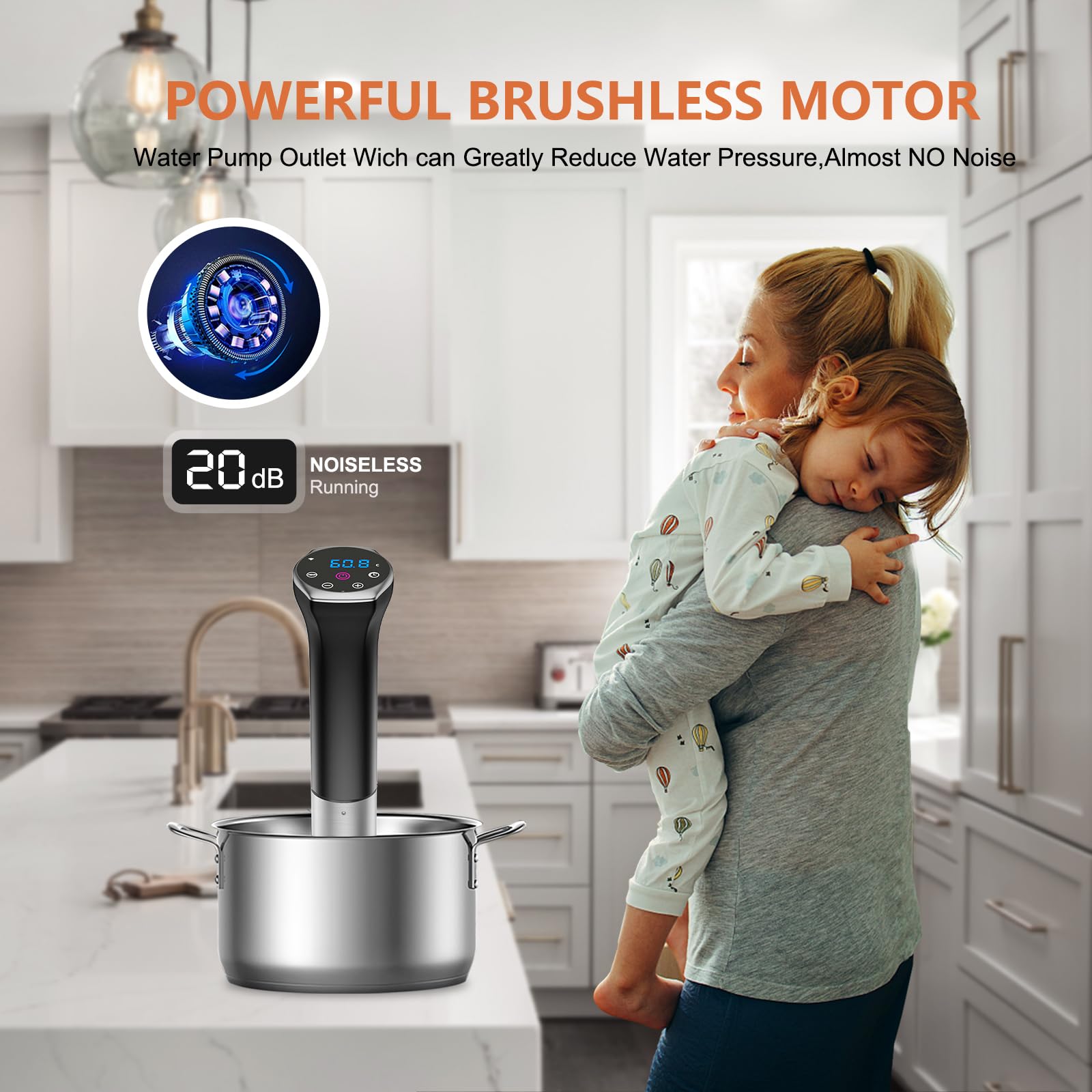 Amazon.com: Sous Vide Machine, Sous Vide Cooker 1100W, Immersion